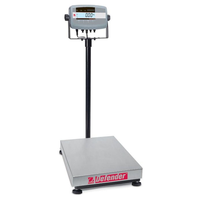 A trade scale - Ohaus D51P100HL2 Defender 5000 Bench Scales Rectangular
