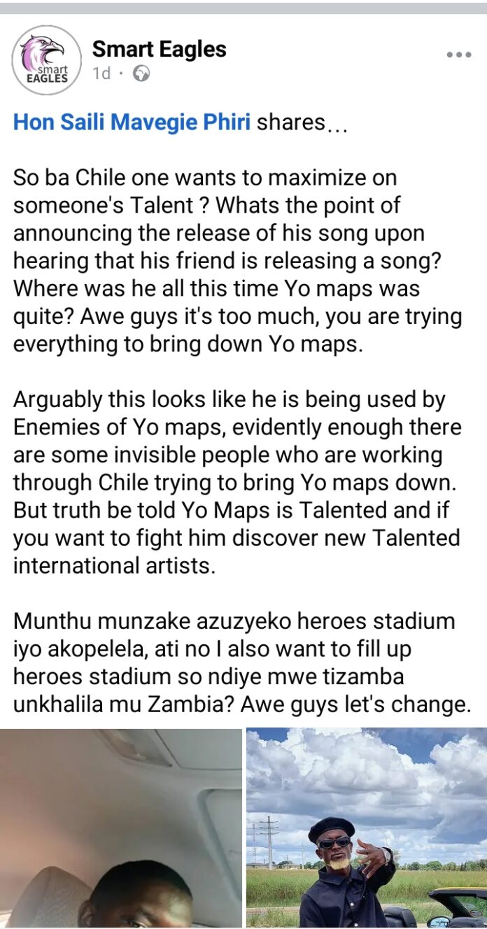 Chile one is on the right track, music is about business Towela