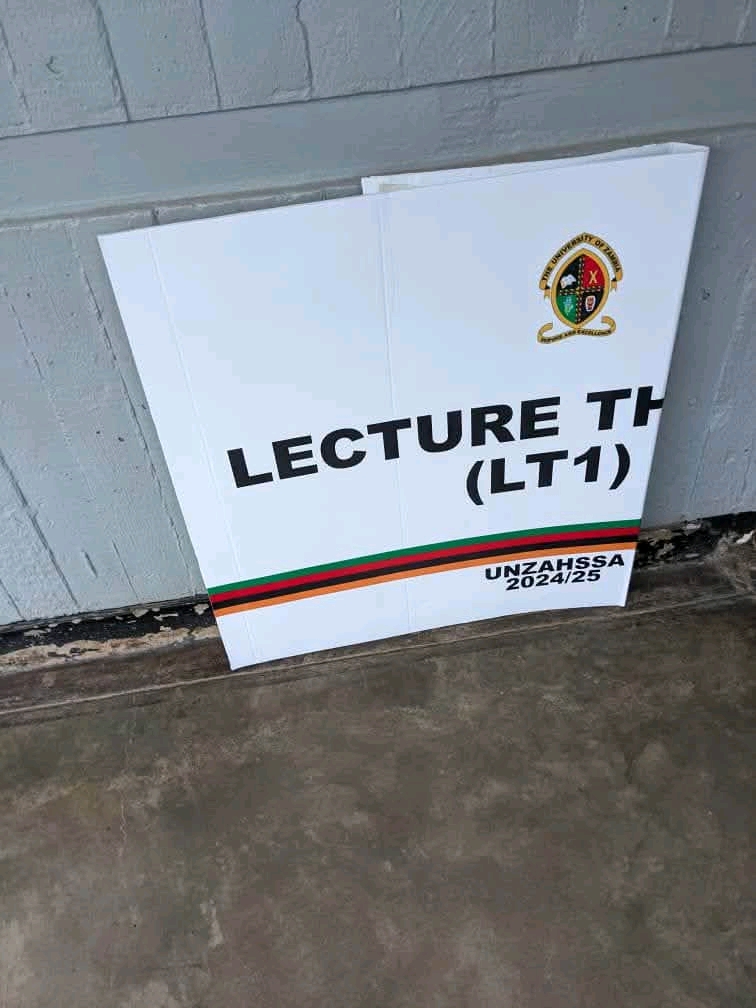 UNZA new directional posters vandalised